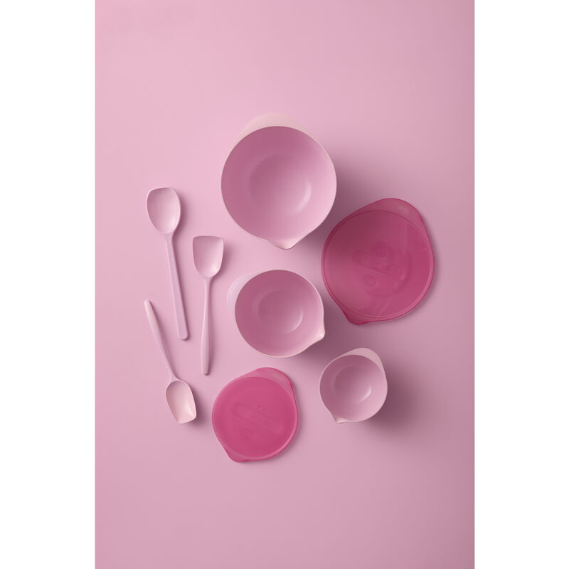 NEW Classic Rosa Bandet Grytskedset 3 delar
