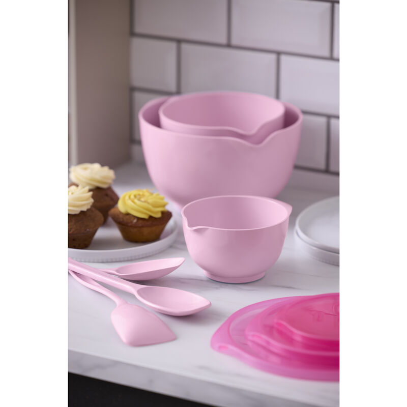 NEW Margrethe Rosa sl&oslash;yfe Bakebollesett 6 dlr