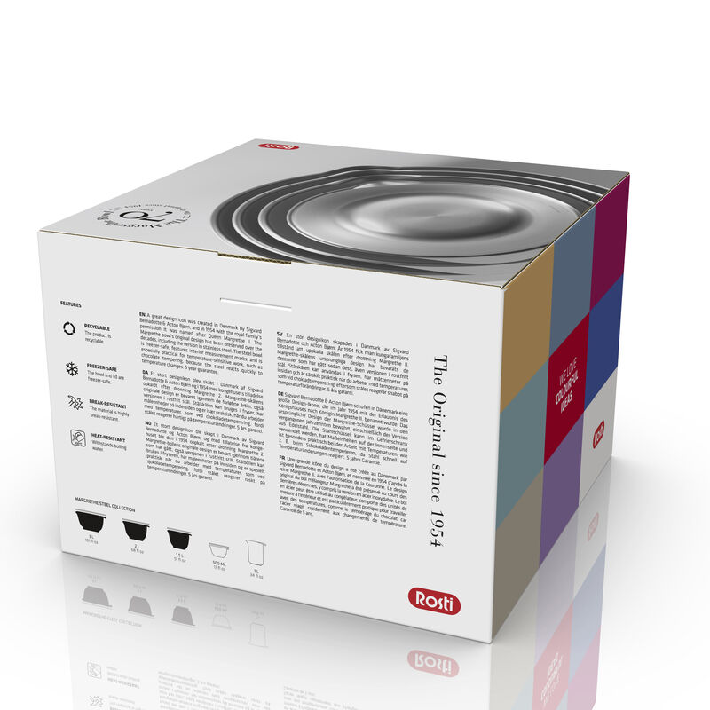 Margrethe R&oslash;resk&aring;les&aelig;t 3 dele 3 stk.