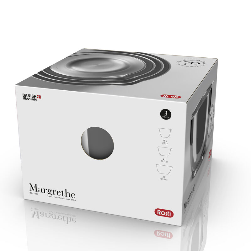 Margrethe R&oslash;resk&aring;les&aelig;t 3 dele 3 stk.