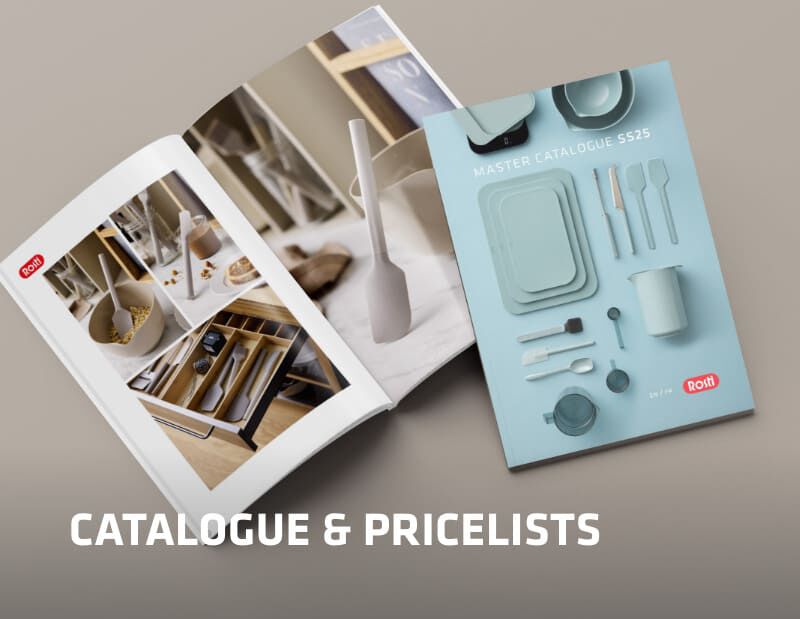 Rosti catalogue and pricelist mockup