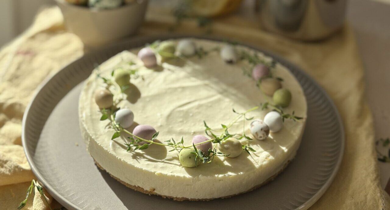 No-bake citroncheesecake