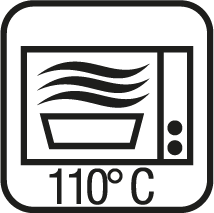 Tåler mikroovn max 110° C